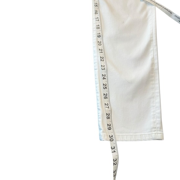 Cabi Stretchy White Slimmie Skinny Jeans Pants Spring Size 8 #5088 - Picture 6 of 8
